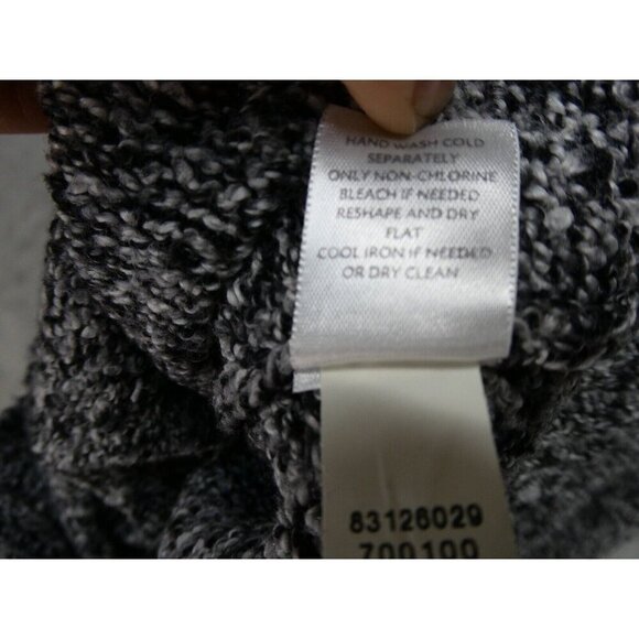 J Jill Balloon Sleeve Cardigan‎ Sweater Women Size L Belted Grey Boho - Picture 7 of 8